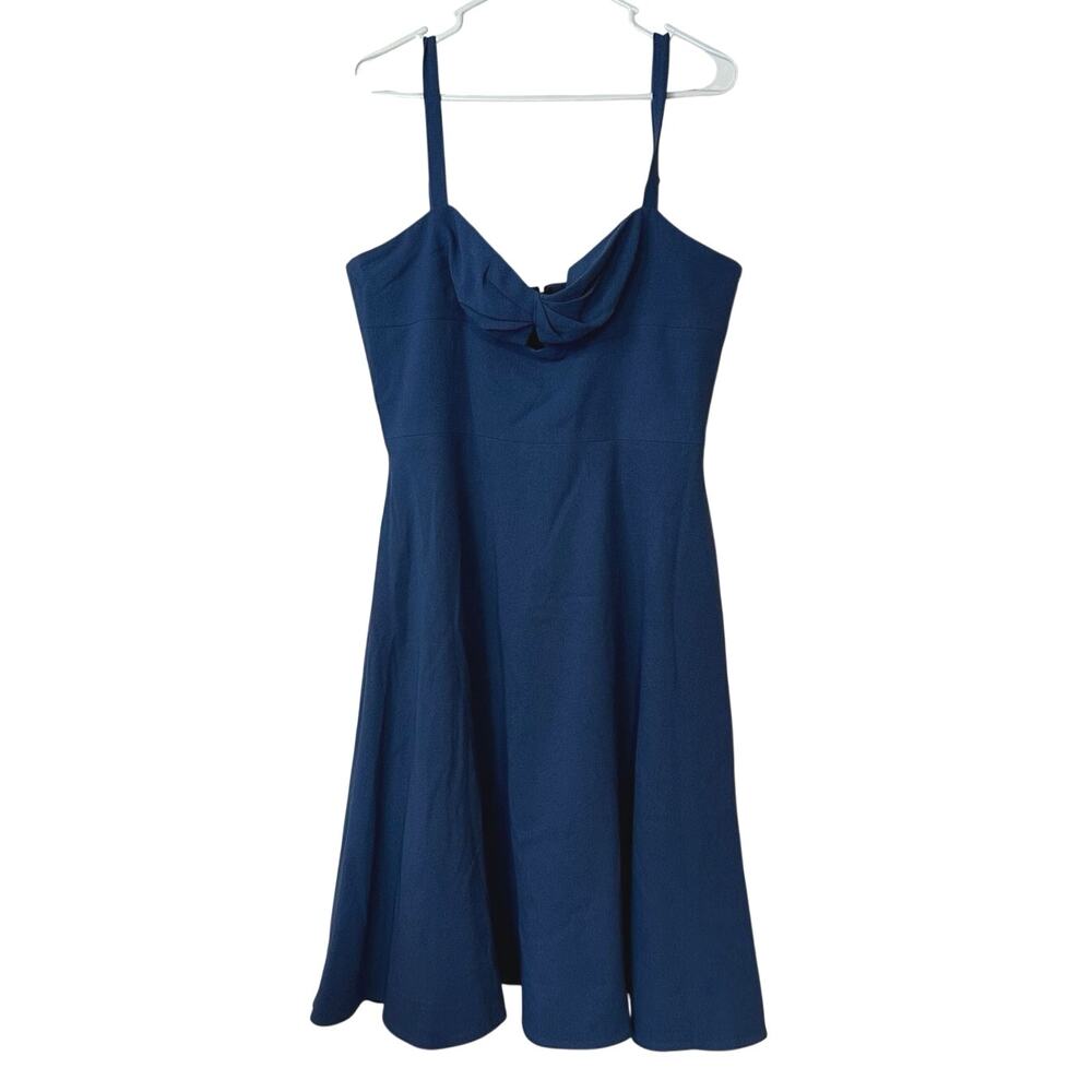 Dress The Population‎ Bianca Sweetheart Cocktail Dress Size XXL Graphite Blue